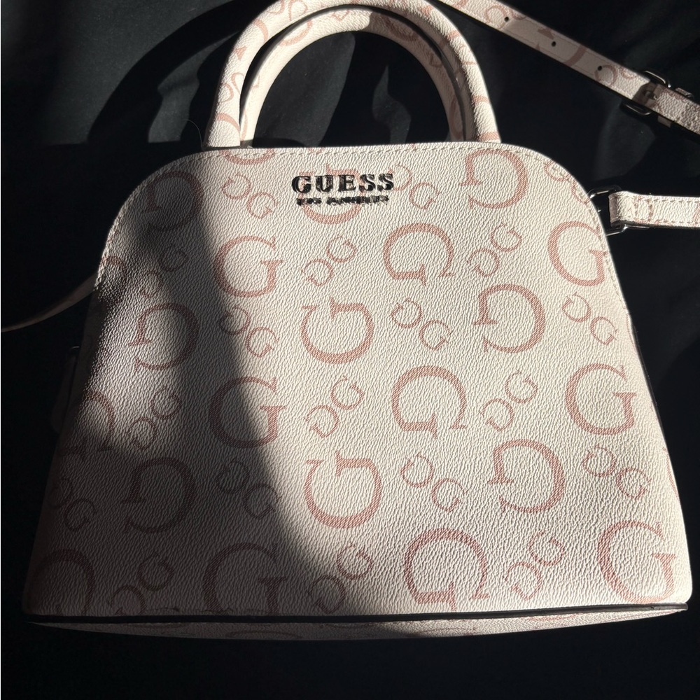 VINTAGE 1981 Guess Pink & Silver Bag